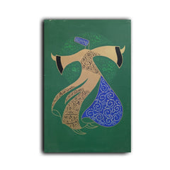 Sufi Whirling Calligraphy Art